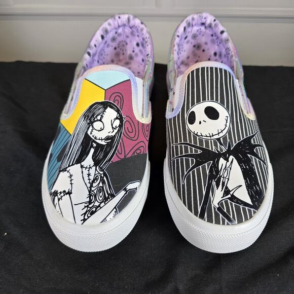 Disney Nightmare Before Christmas Shoes Wm's 6 Jack And Sally Brand - Picture 1 of 7